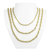 5mm Solid 14k Gold Fishing Swivel Link Chains